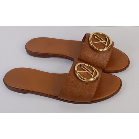 Louis Vuitton Shoes - LV Lock It Flat Sandals Size 41